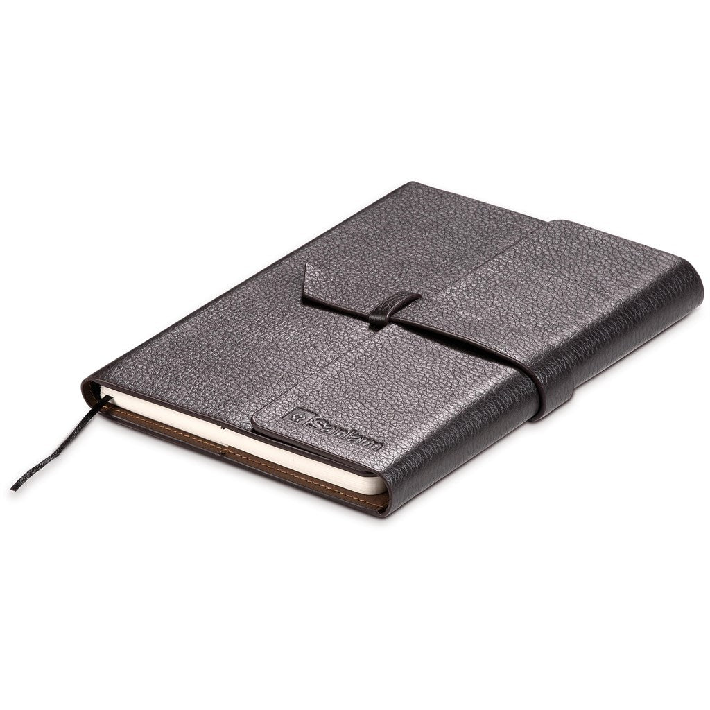Tribeca Midi Hard Cover Notebook - Black