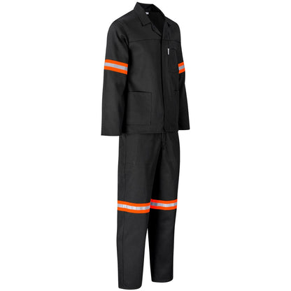 Trade Polycotton Conti Suit - Reflective Arms & Legs - Orange Tape