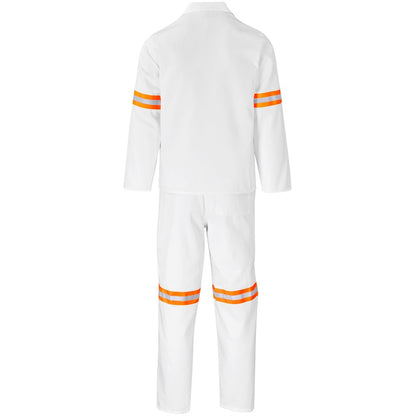 Trade Polycotton Conti Suit - Reflective Arms & Legs - Orange Tape