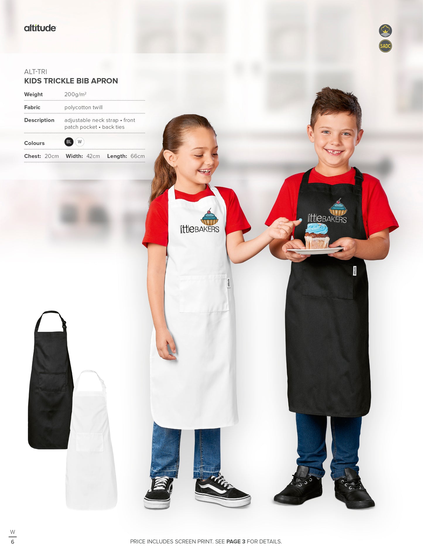 Kids Trickle Bib Apron