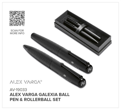 Alex Varga Galexia Ball Pen & Rollerball Set
