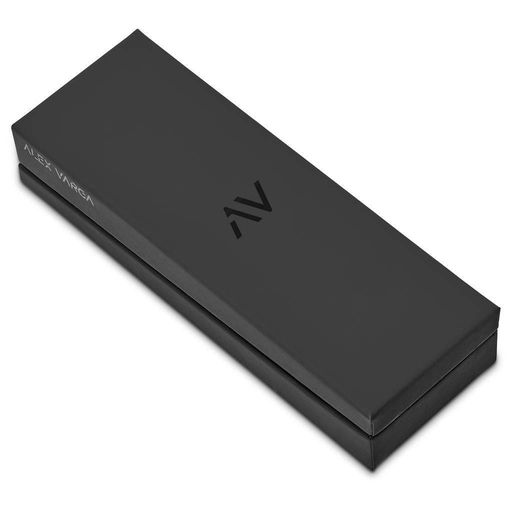 Alex Varga Volans Ball Pen & Rollerball Set - Black