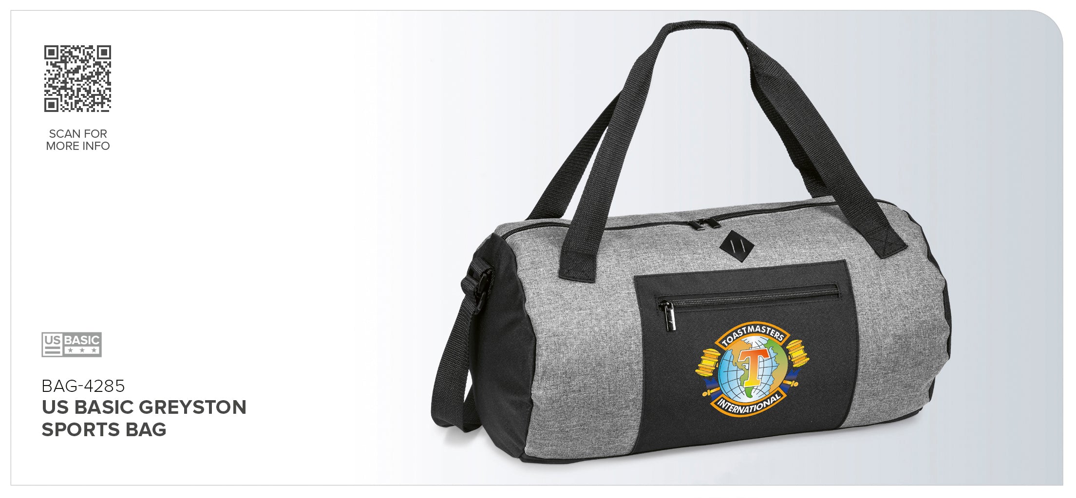 US Basic Greyston Sports Bag