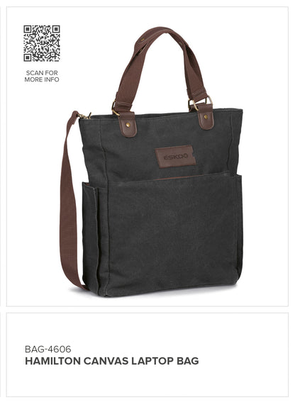 Hamilton Canvas Laptop Bag