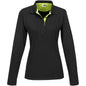 Ladies Long Sleeve Solo Golf Shirt - Lime