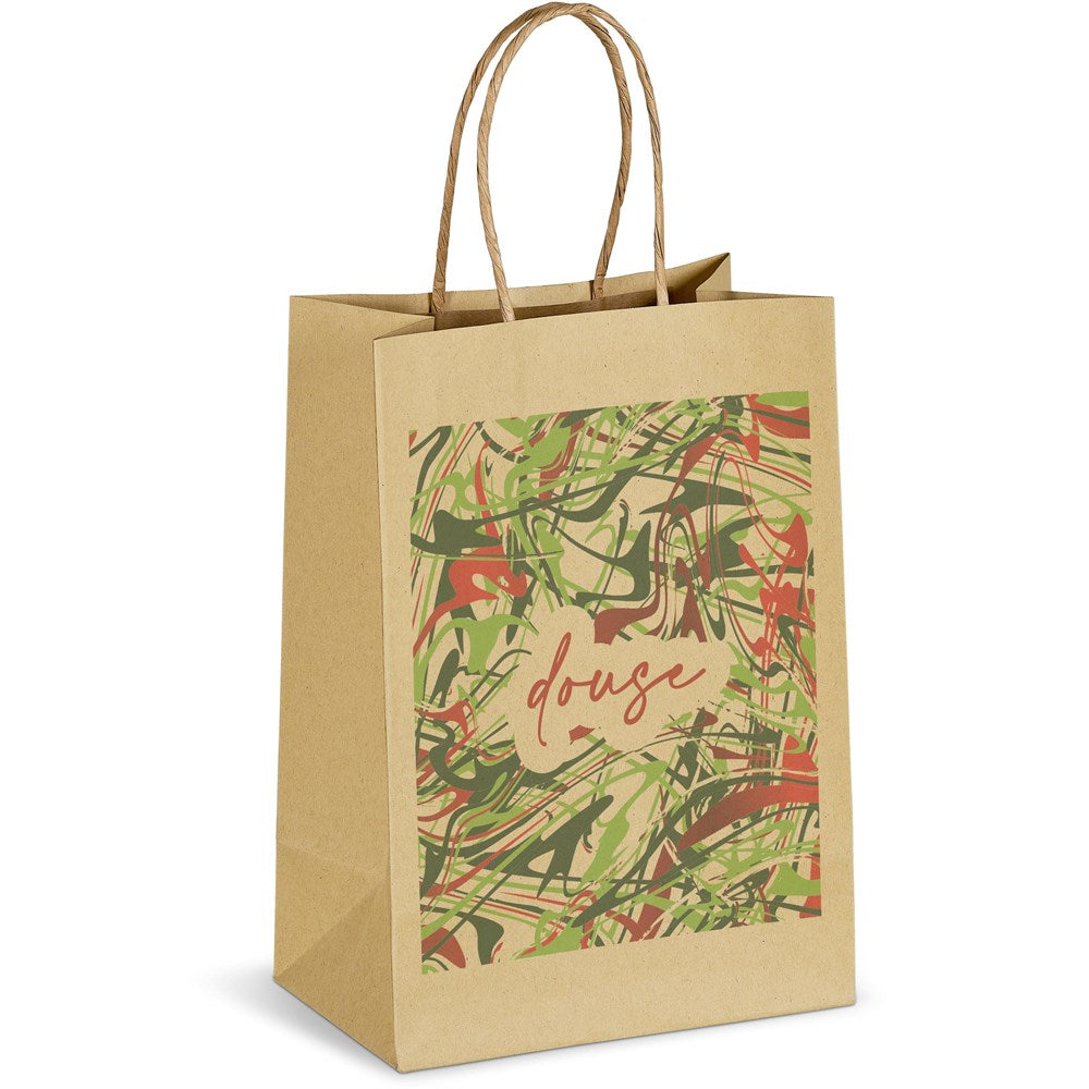 Ecological Digital Print Mini Paper Gift Bag 150gsm