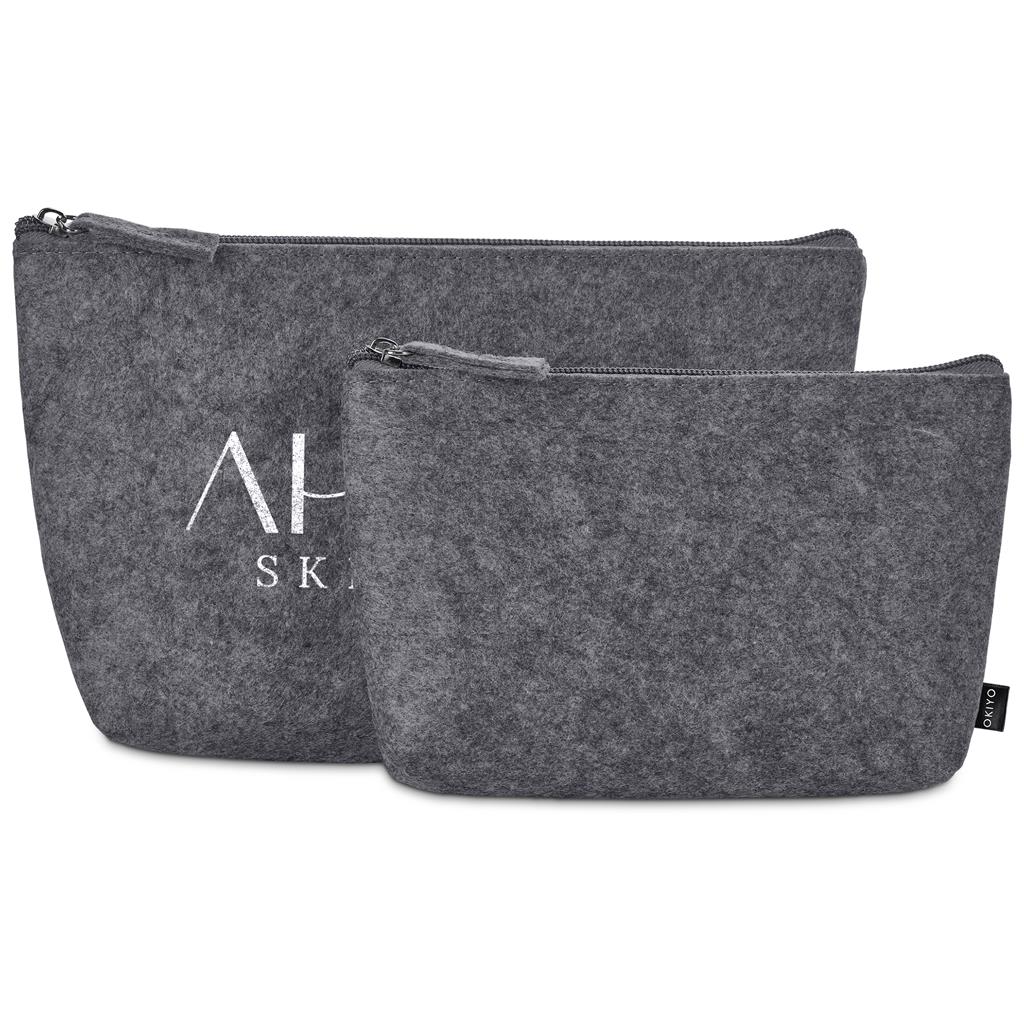 Okiyo Kesho RPET Felt Mini Cosmetic Bag