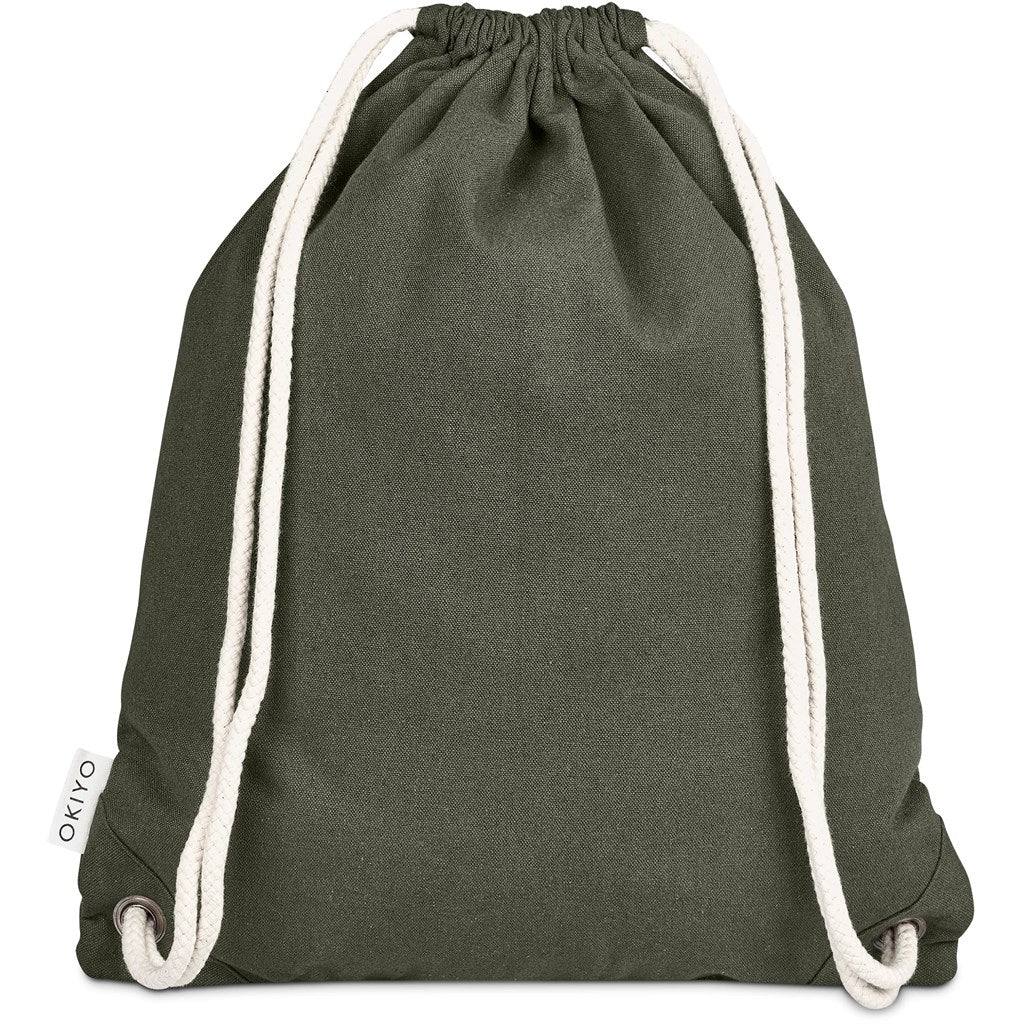 Okiyo Kinchaku Recycled Canvas Drawstring Bag