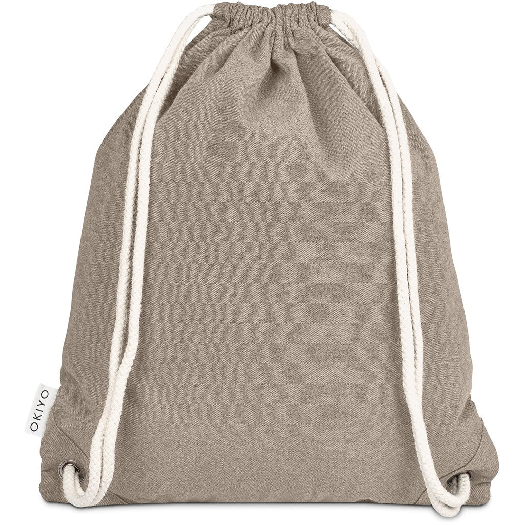 Okiyo Kinchaku Recycled Canvas Drawstring Bag