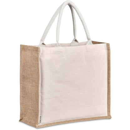 Okiyo Chinsai Maxi Jute & Cotton Tote