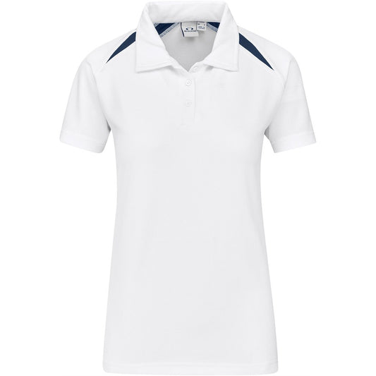 Ladies Splice Golf Shirt - White