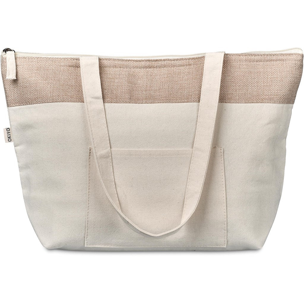 Okiyo Arshi Cotton & Jute 12 Can Lunch Cooler