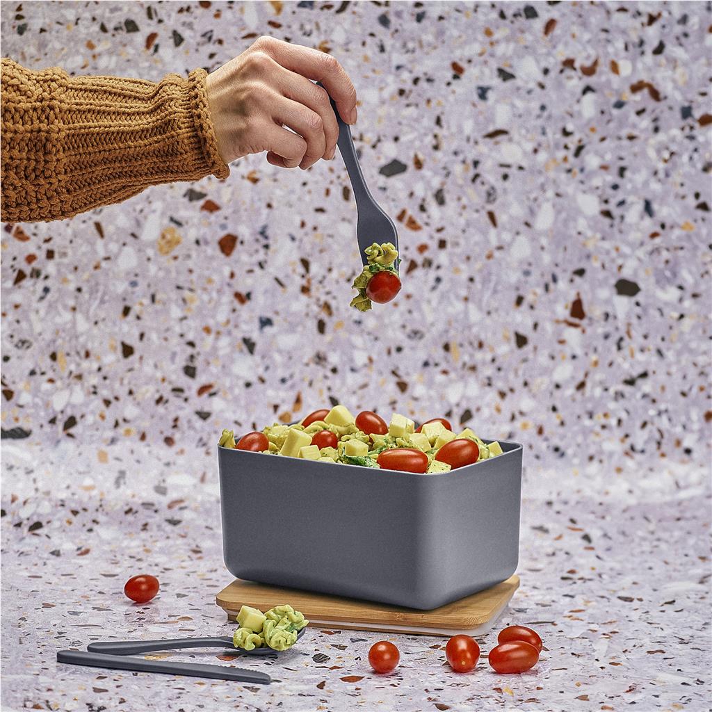 Okiyo Pasuta Recycled Plastic & Bamboo Lunch Box