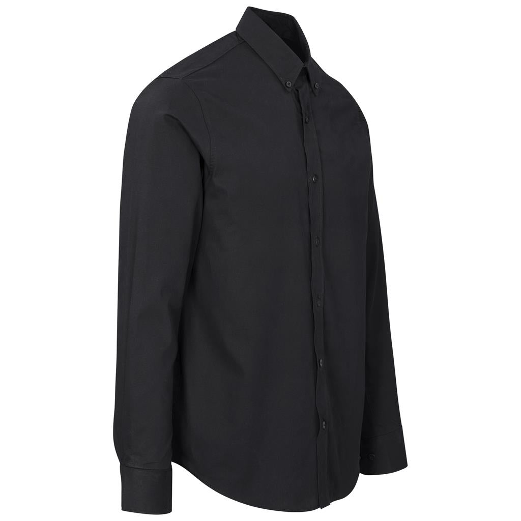 Mens Long Sleeve Brushed Cotton Twill Moderna Shirt