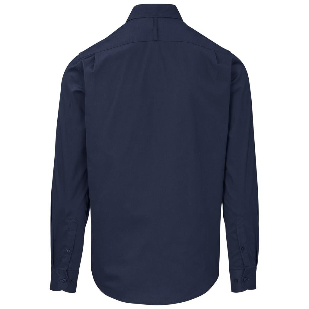 Mens Long Sleeve Cotton Twill Moderna  Shirt