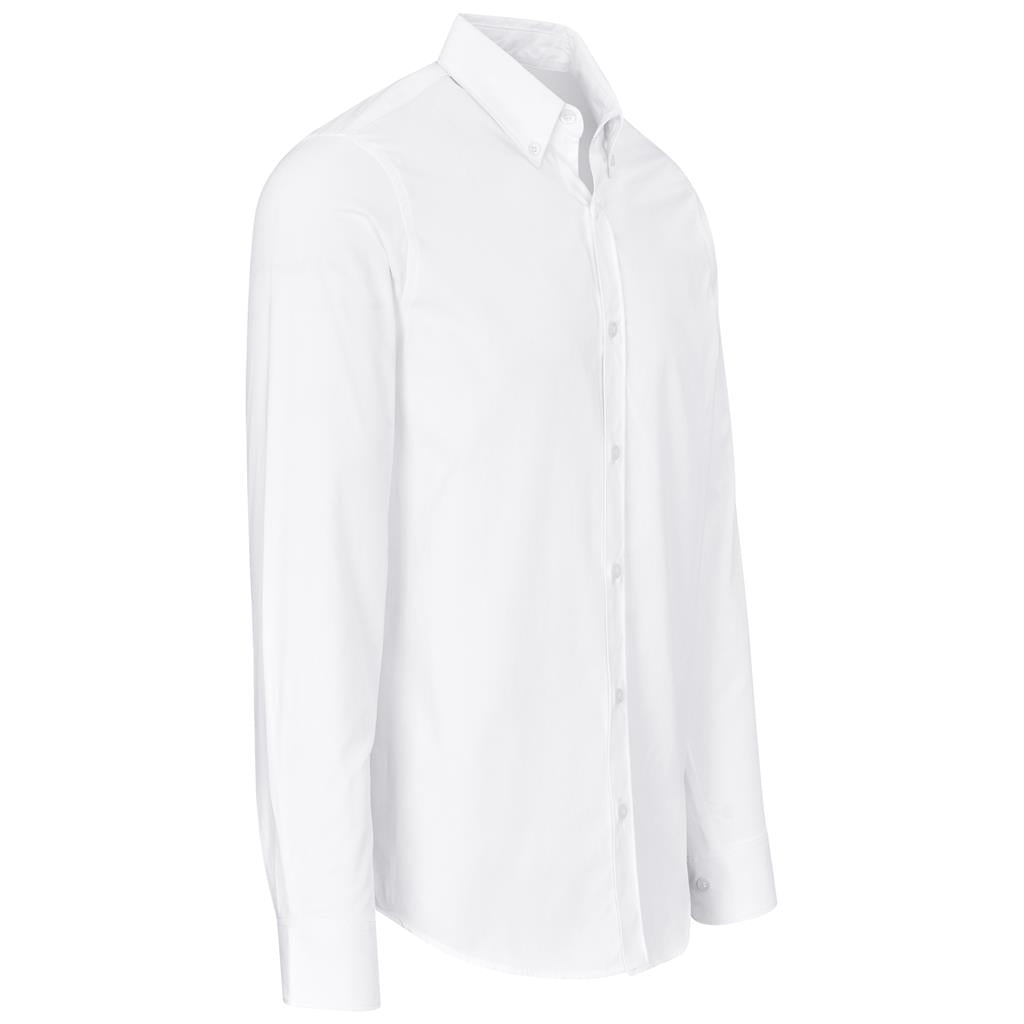 Mens Long Sleeve Brushed Cotton Twill Moderna Shirt