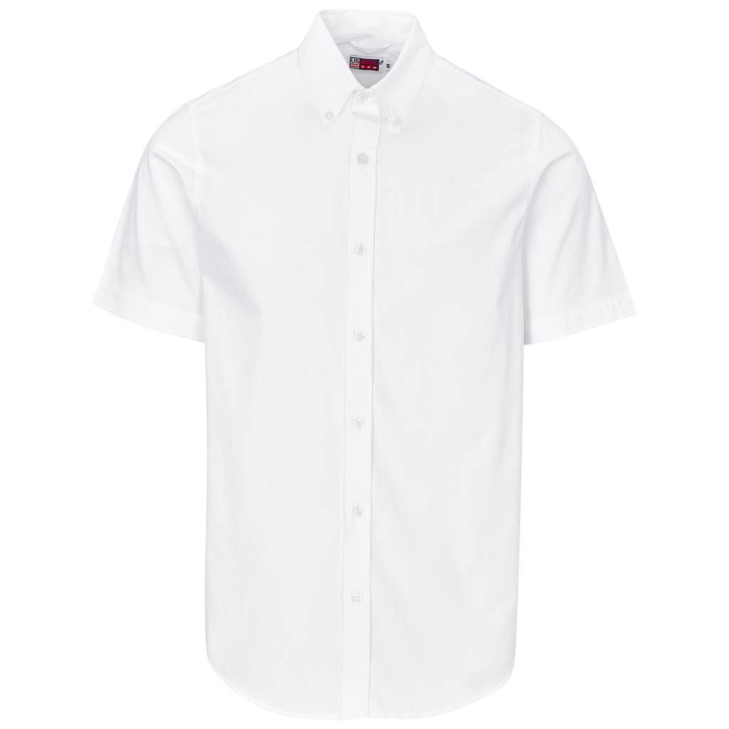 Mens Short Sleeve Cotton Twill Moderna Shirt