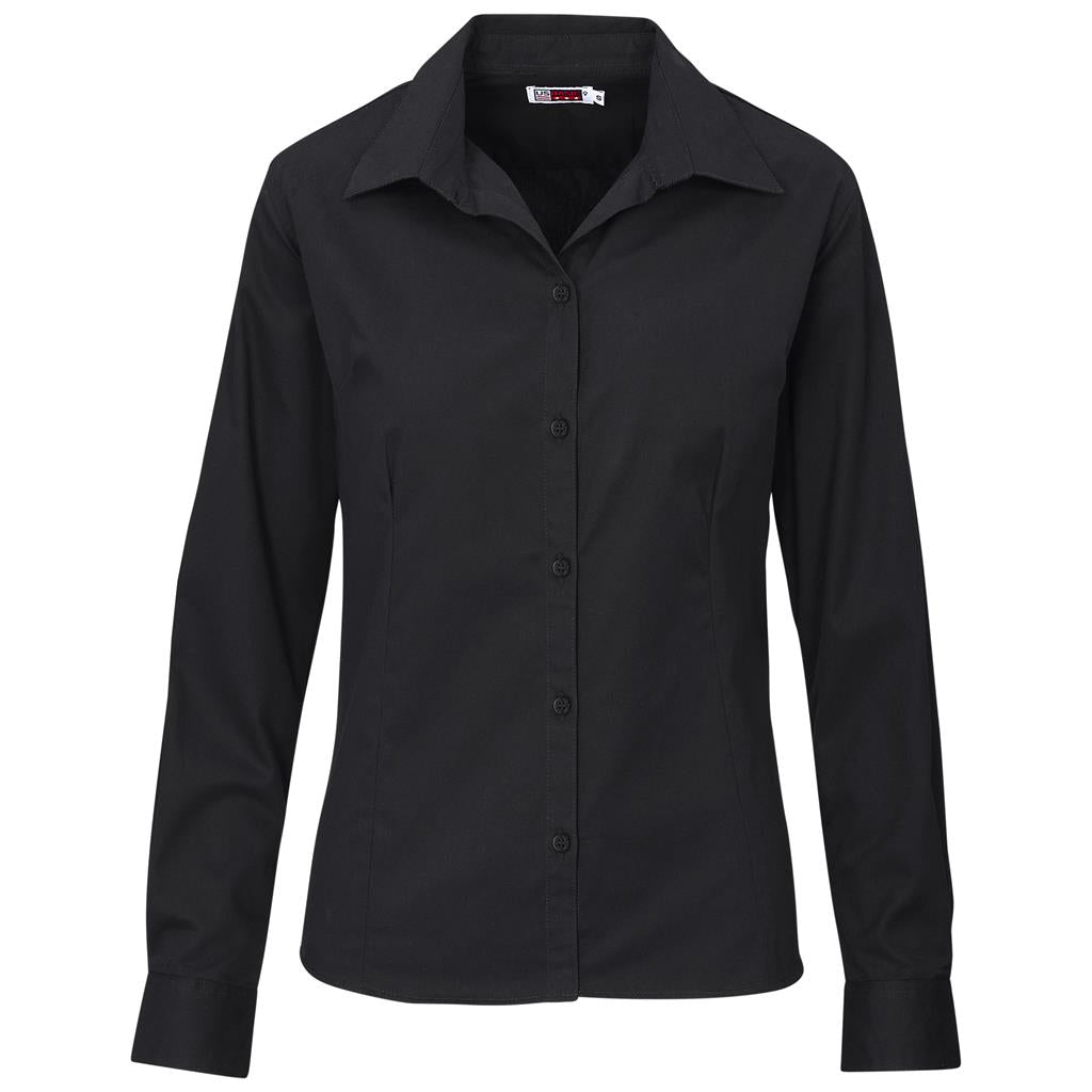 Ladies Long Sleeve Brushed Cotton Twill Moderna Shirt