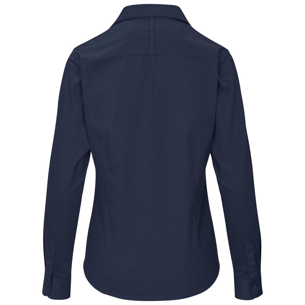 Ladies Long Sleeve Brushed Cotton Twill Moderna Shirt