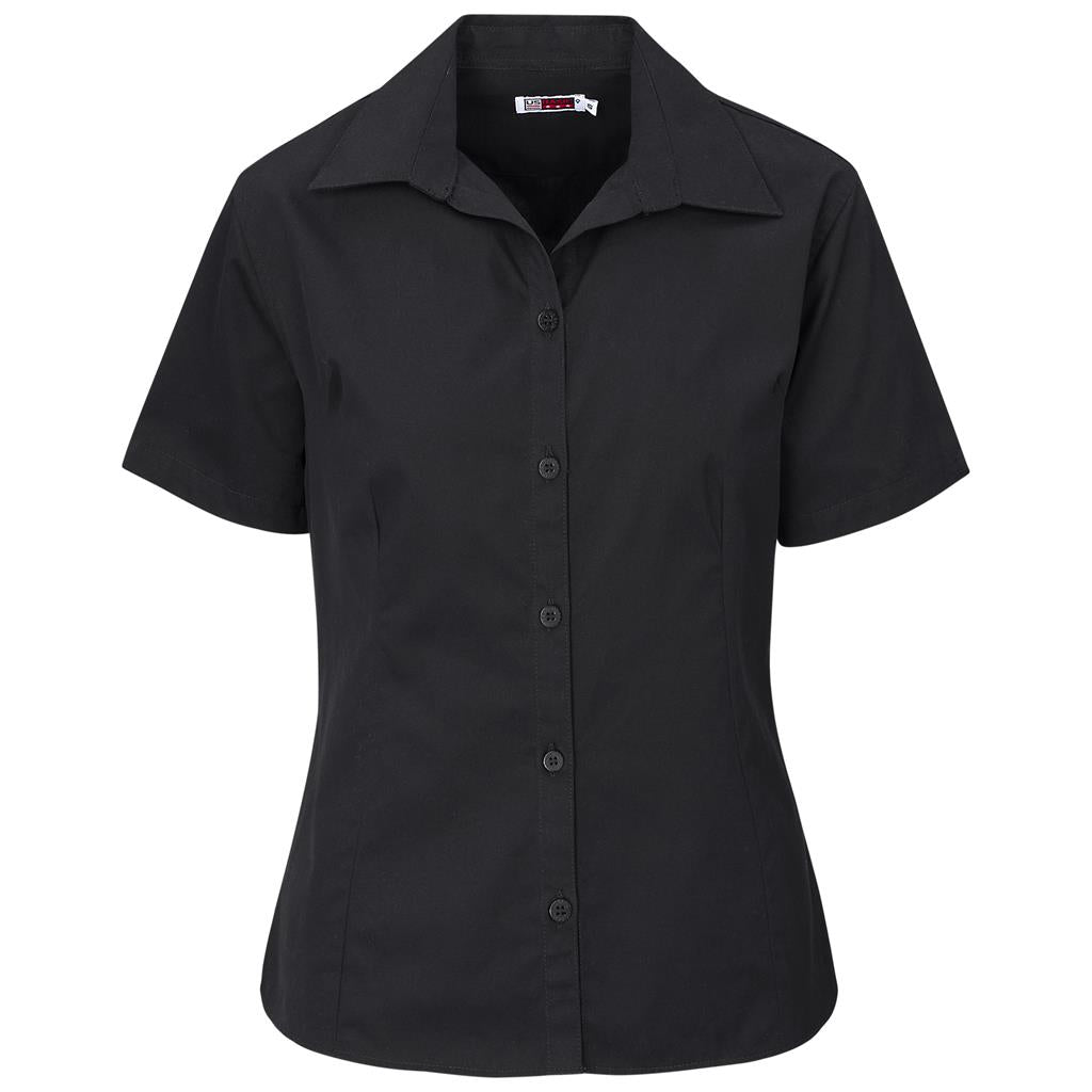 Ladies Short Sleeve Brushed Cotton Twill Moderna Shirt