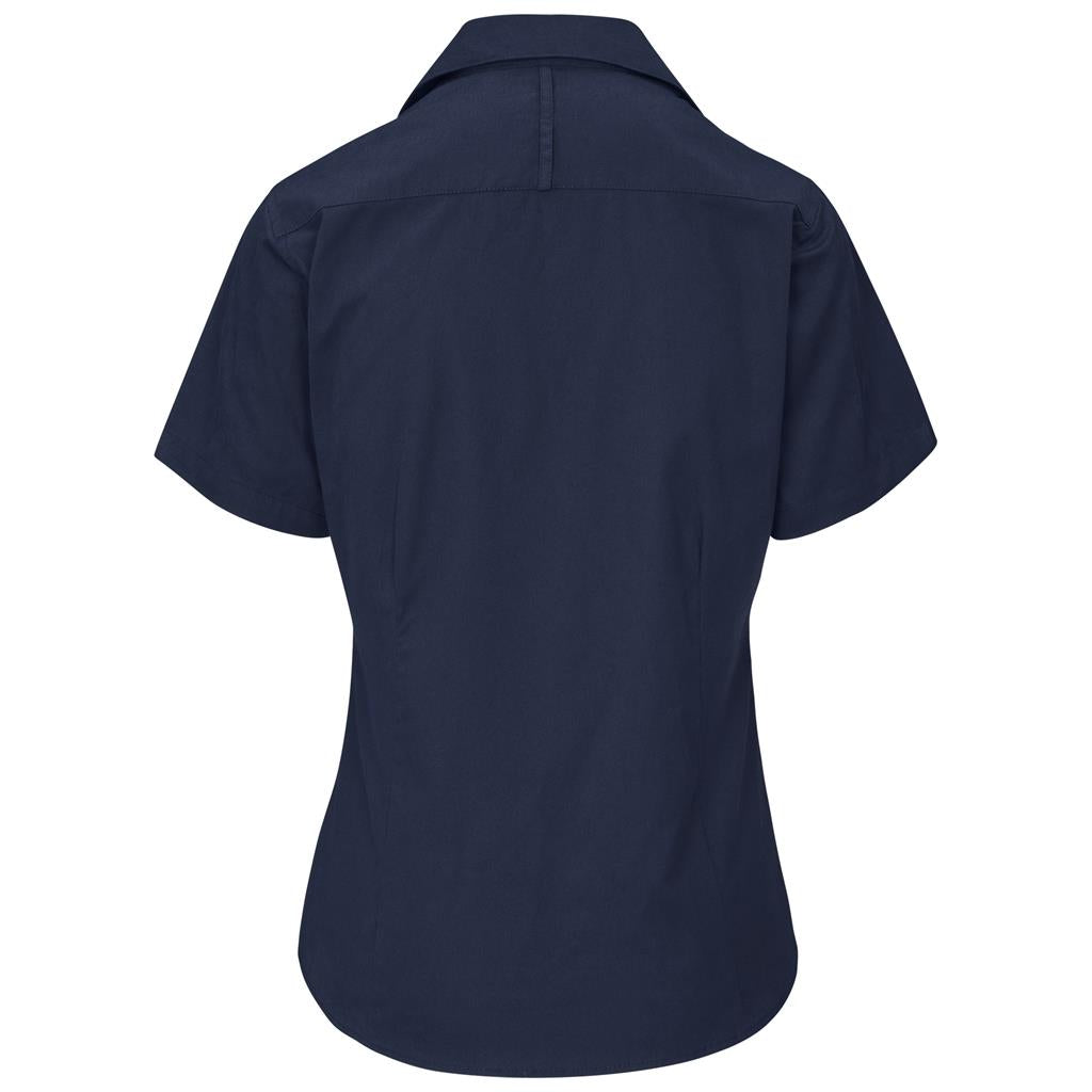 Ladies Short Sleeve Brushed Cotton Twill Moderna Shirt