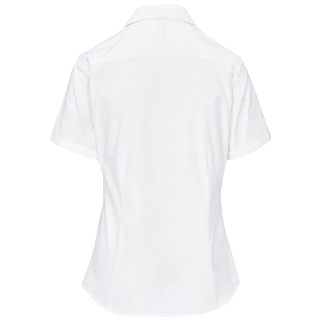 Ladies Short Sleeve Cotton Twill Moderna Shirt