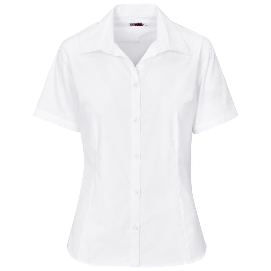Ladies Short Sleeve Cotton Twill Moderna Shirt