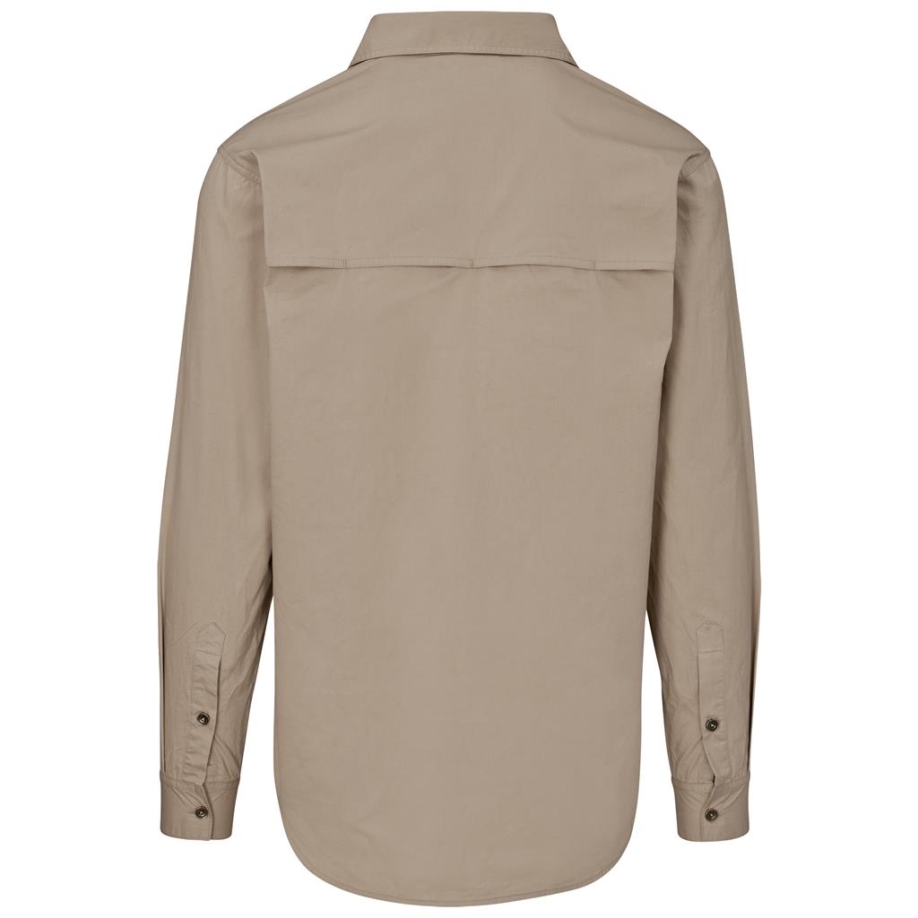 Mens Long Sleeve Mawenzi Twill Shirt