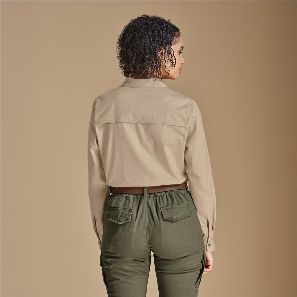 Ladies Long Sleeve Mawenzi Twill Shirt