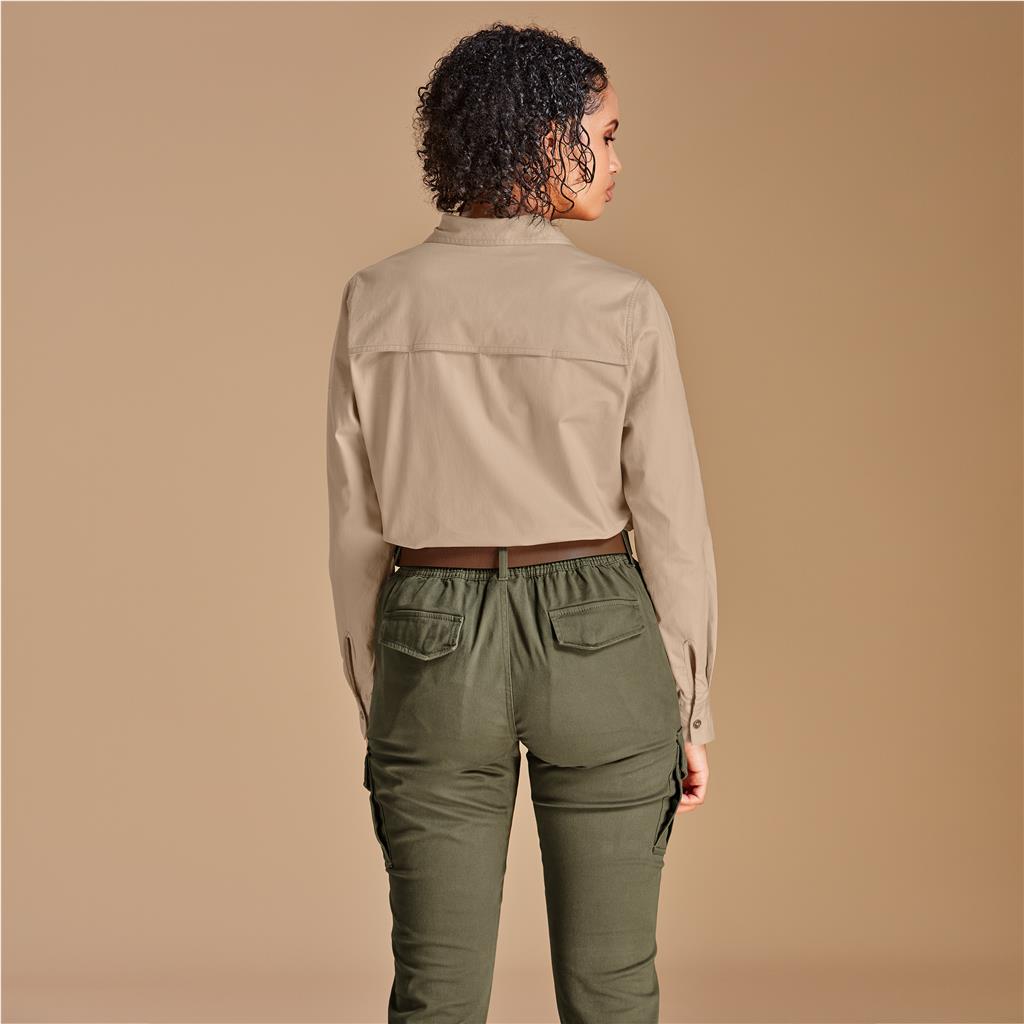 Ladies Long Sleeve Mawenzi Twill Shirt