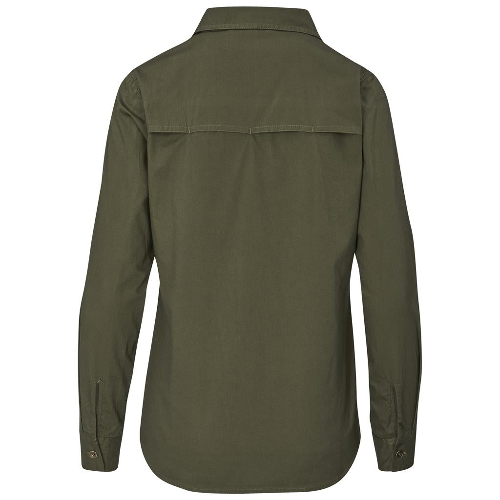 Ladies Long Sleeve Mawenzi Twill Shirt