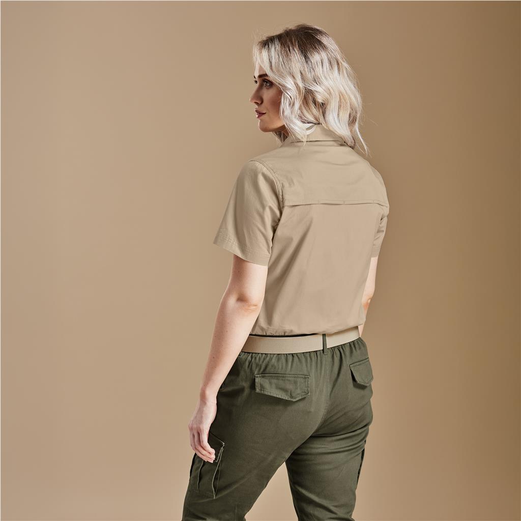 Ladies Short Sleeve Mawenzi Twill Shirt