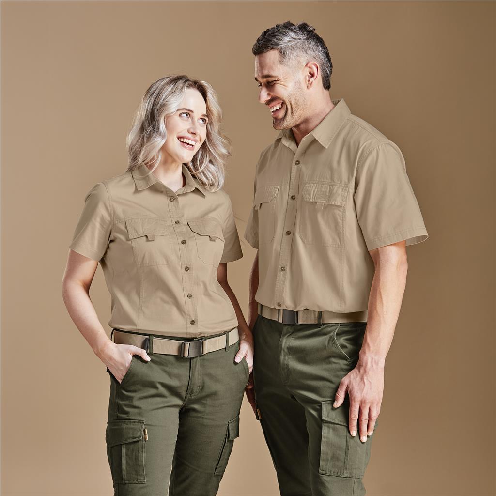 Ladies Short Sleeve Mawenzi Twill Shirt