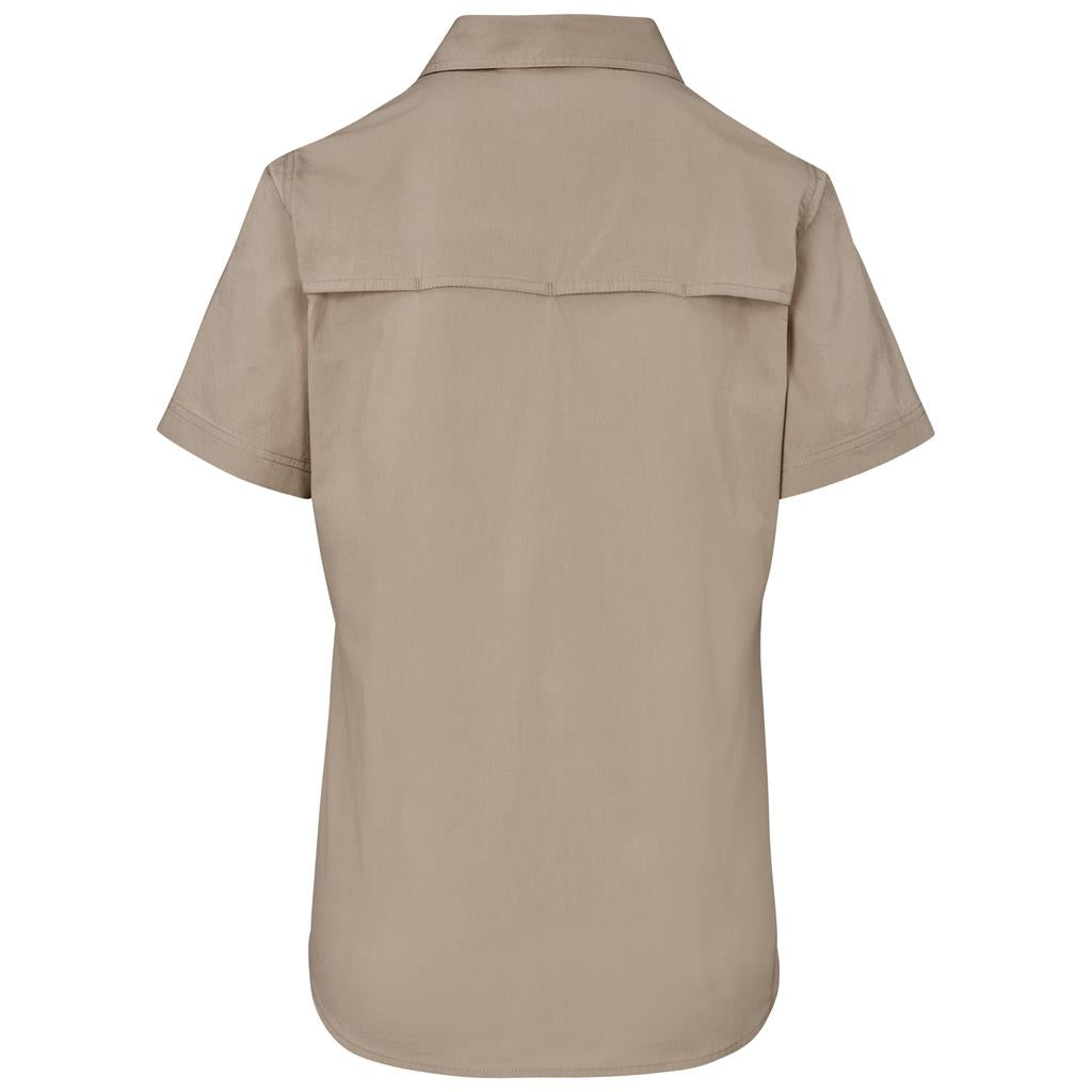 Ladies Short Sleeve Mawenzi Twill Shirt
