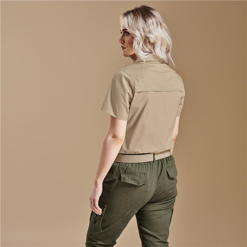 Ladies Short Sleeve Mawenzi Twill Shirt
