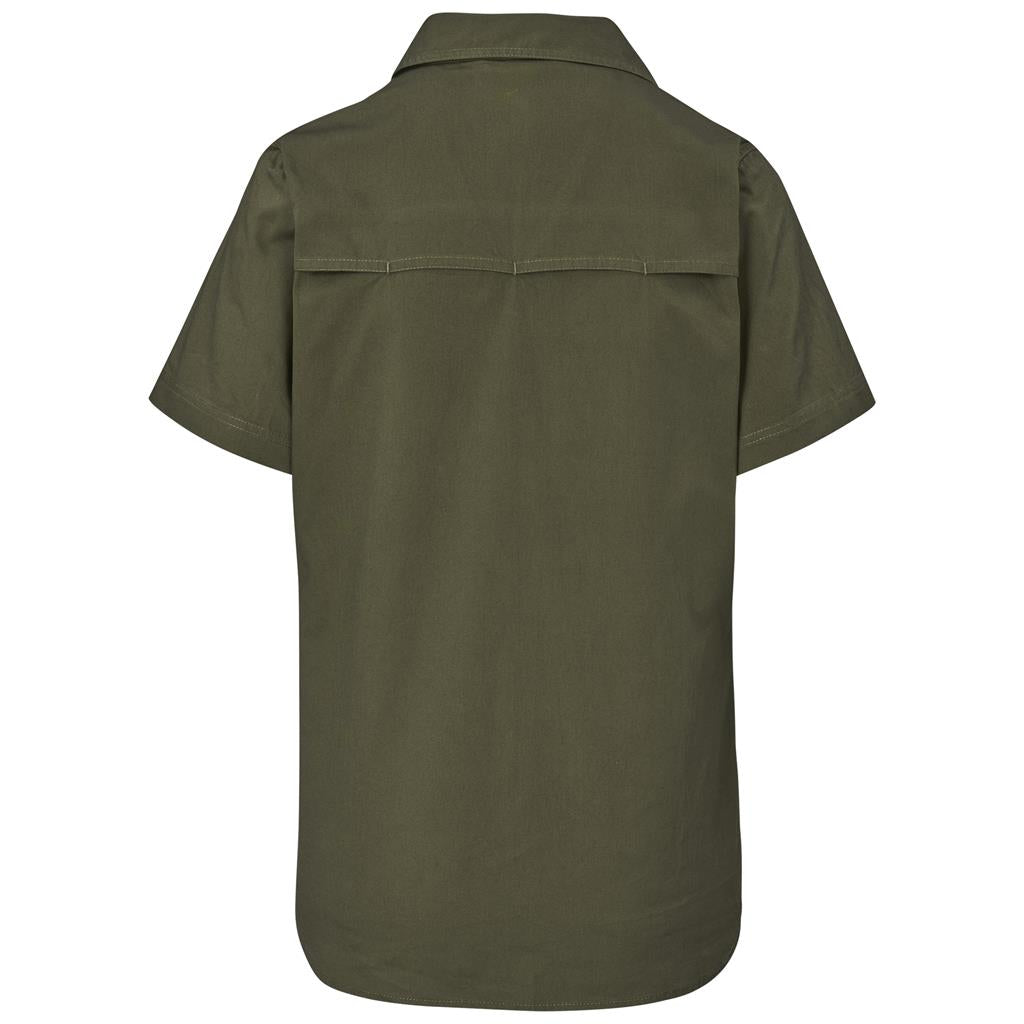 Ladies Short Sleeve Mawenzi Twill Shirt