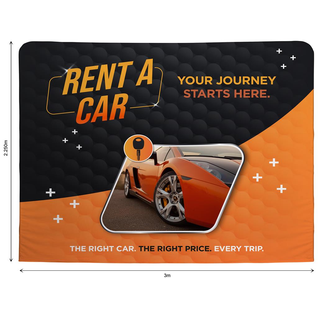 Double Sided Fabric Tube System Skin 3m