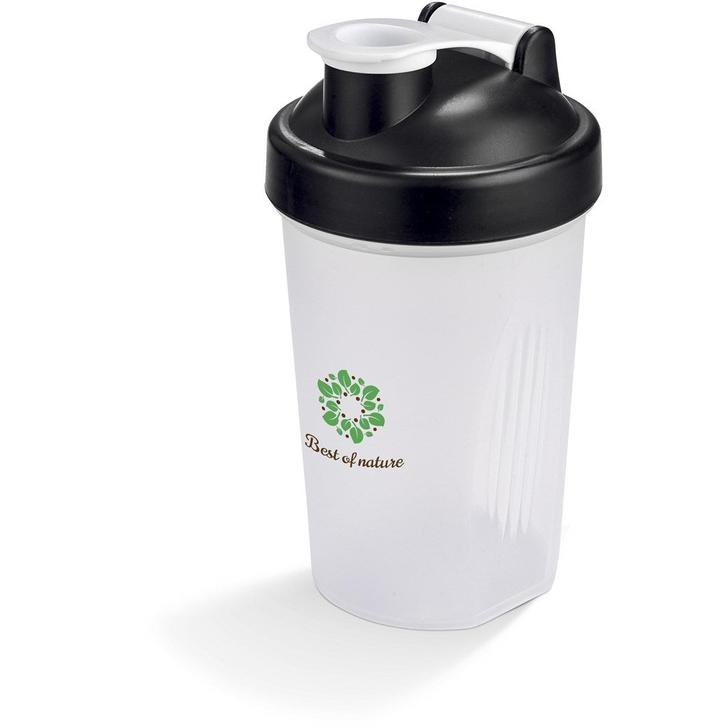 Altitude Shake & Burn Plastic Protein Shaker - 400ml - Black