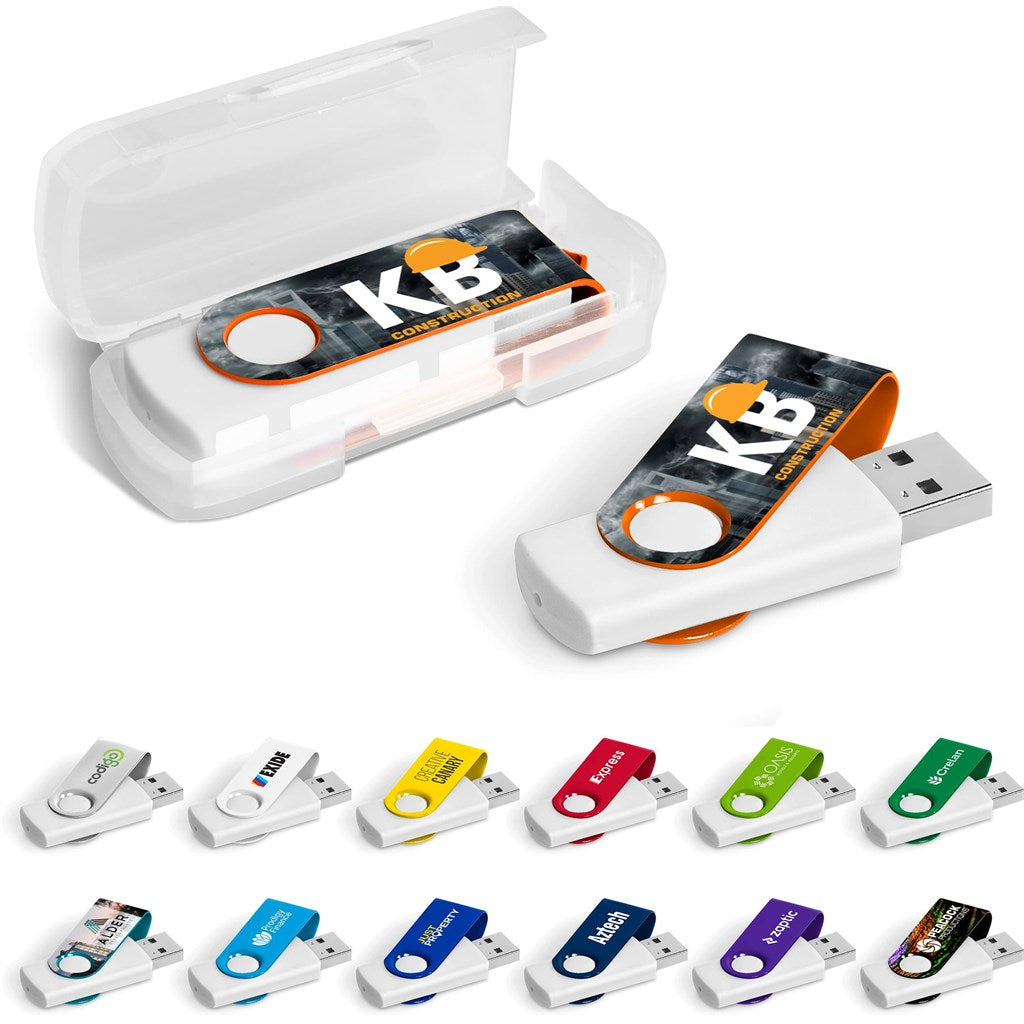 Axis Gyro White Memory Stick - 32Gb