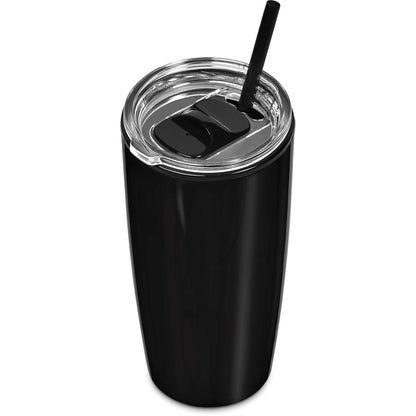 Altitude Daytona Plastic 2-in-1 Double-Wall Tumbler & Straw - 600ml