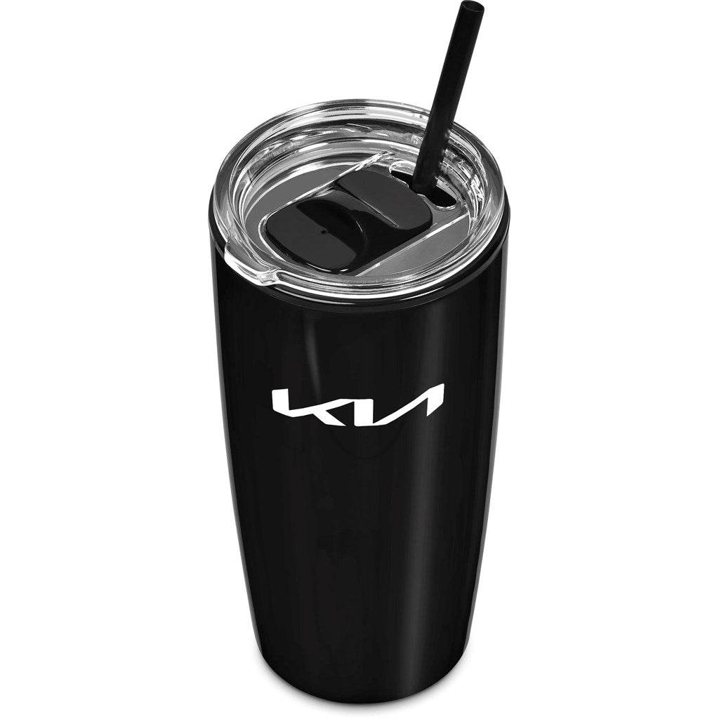 Altitude Daytona Plastic 2-in-1 Double-Wall Tumbler & Straw - 600ml