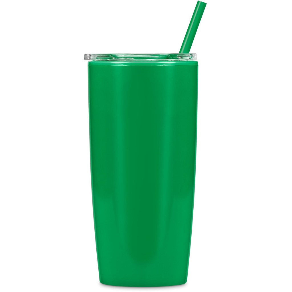 Altitude Daytona Plastic 2-in-1 Double-Wall Tumbler & Straw - 600ml