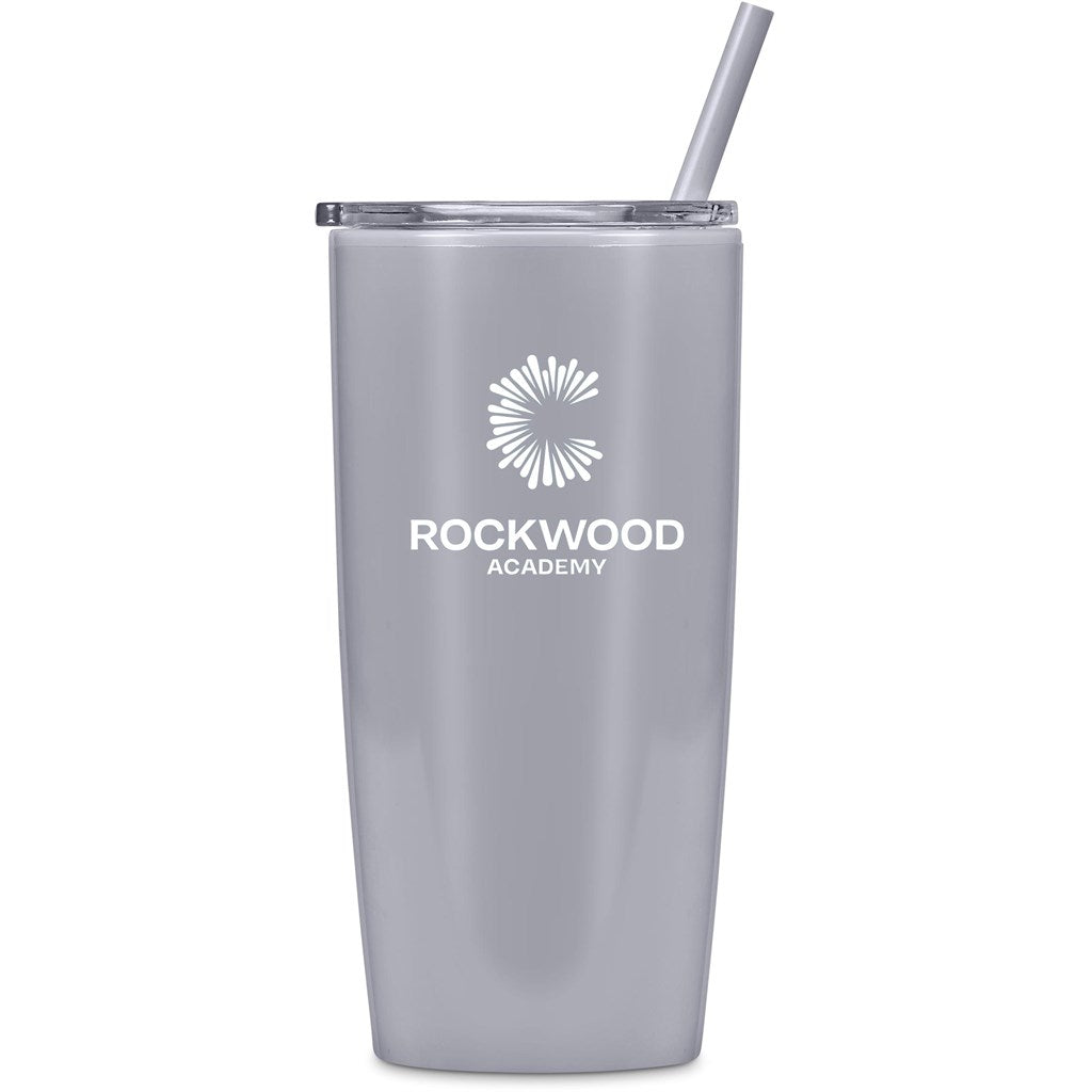 Altitude Daytona Plastic 2-in-1 Double-Wall Tumbler & Straw - 600ml