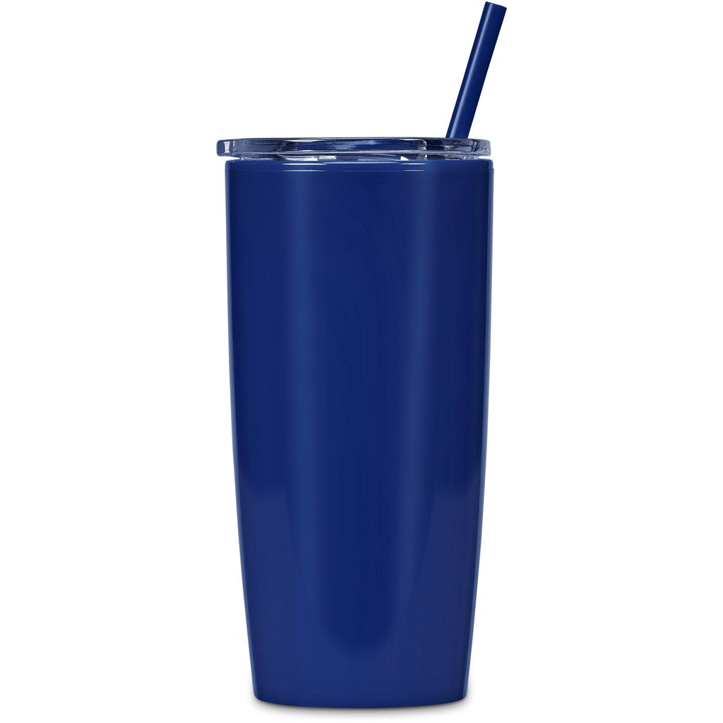 Altitude Daytona Plastic 2-in-1 Double-Wall Tumbler & Straw - 600ml