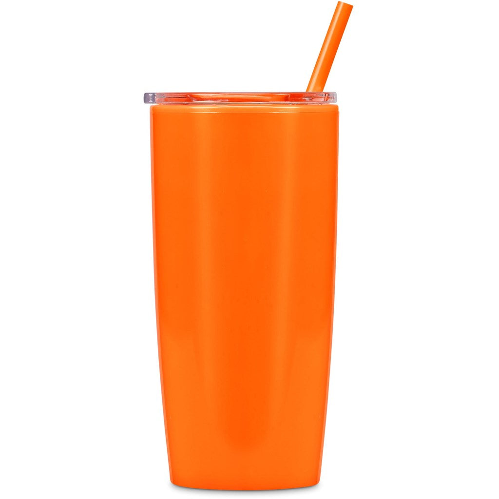 Altitude Daytona Plastic 2-in-1 Double-Wall Tumbler & Straw - 600ml