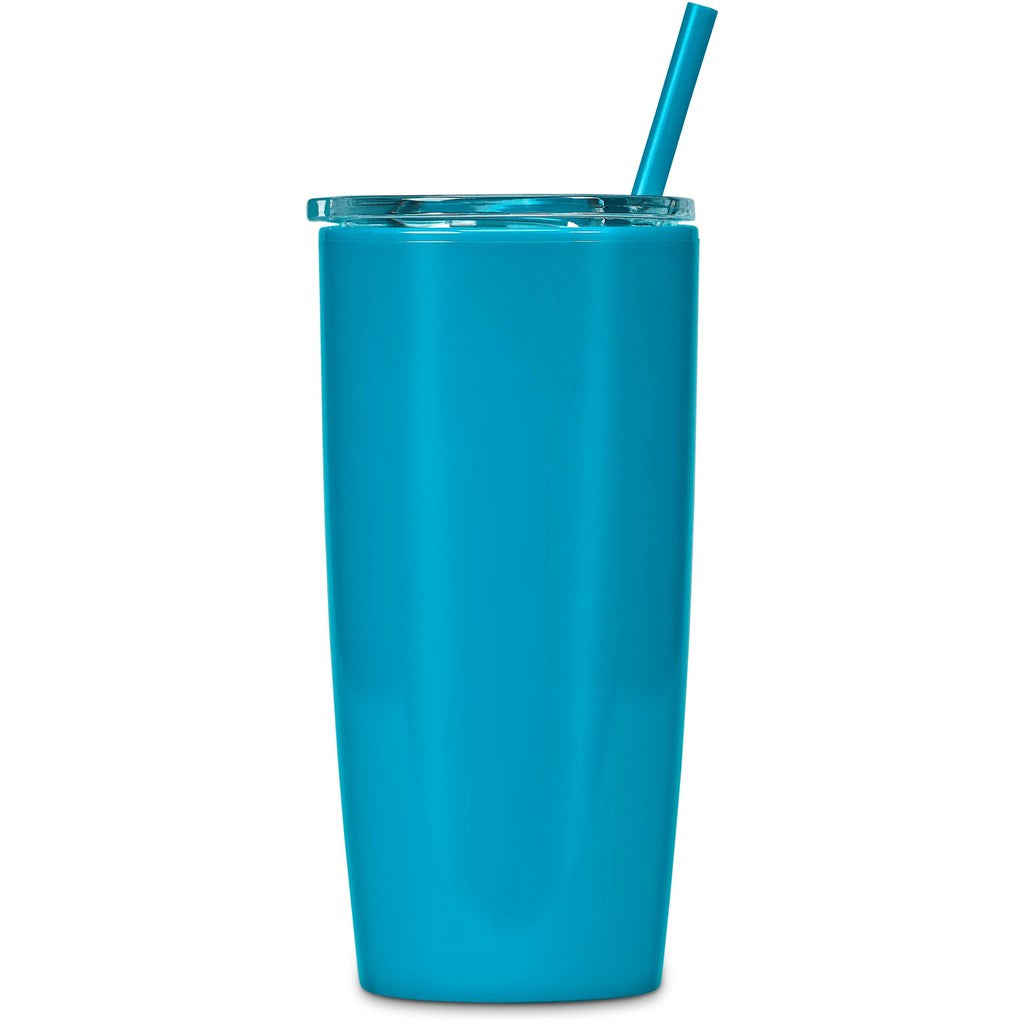 Altitude Daytona Plastic 2-in-1 Double-Wall Tumbler & Straw - 600ml