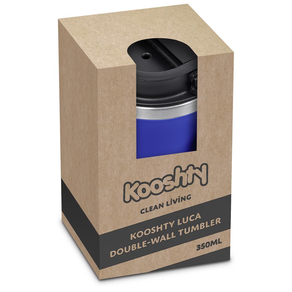 Kooshty Luca Stainless Steel & Plastic Double-Wall Tumbler – 350ml