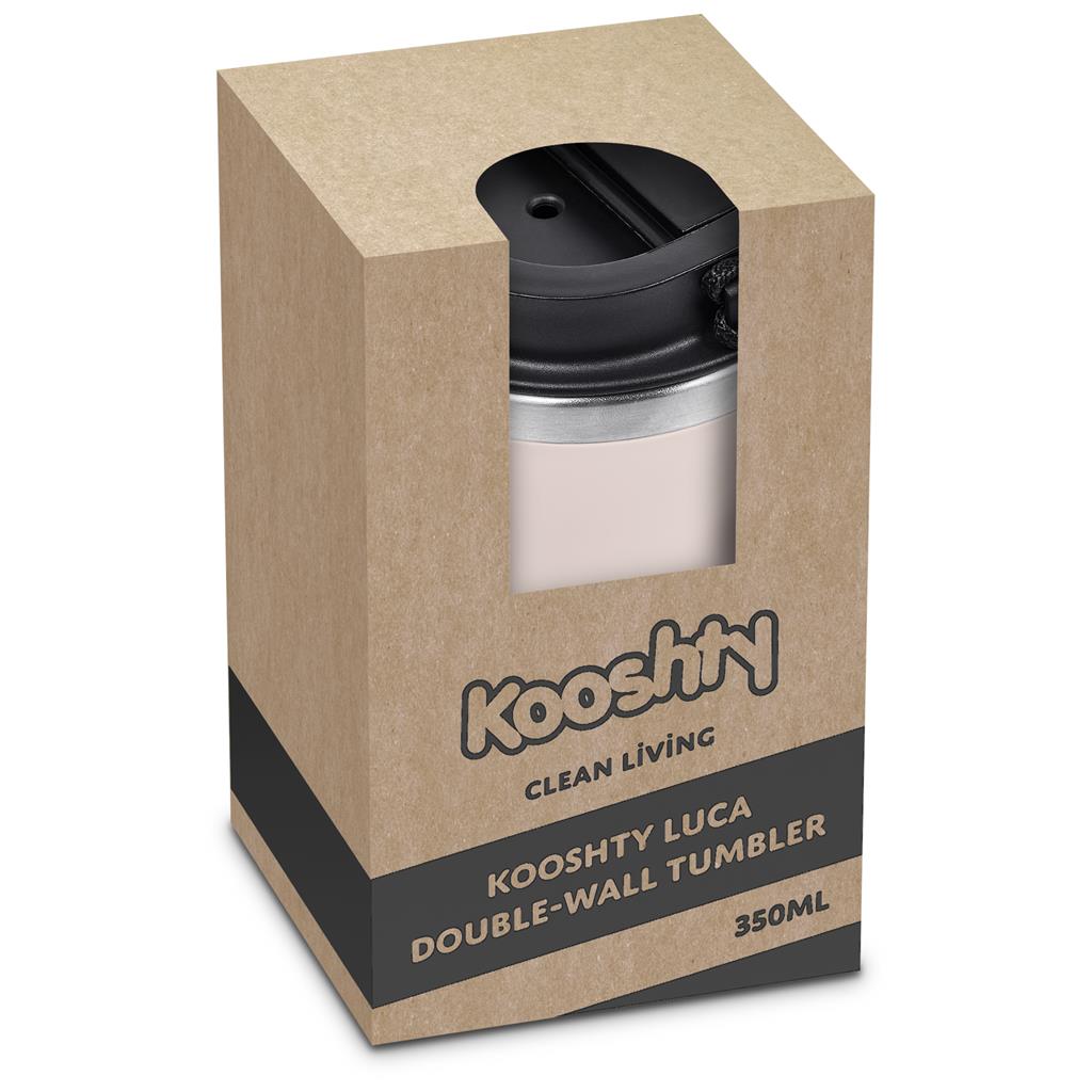 Kooshty Luca Stainless Steel & Plastic Double-Wall Tumbler – 350ml