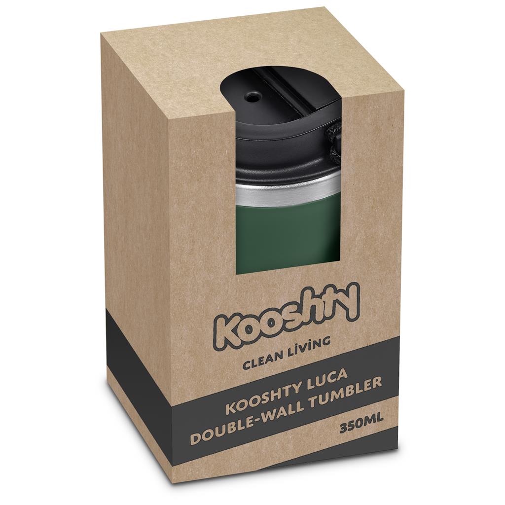 Kooshty Luca Stainless Steel & Plastic Double-Wall Tumbler – 350ml