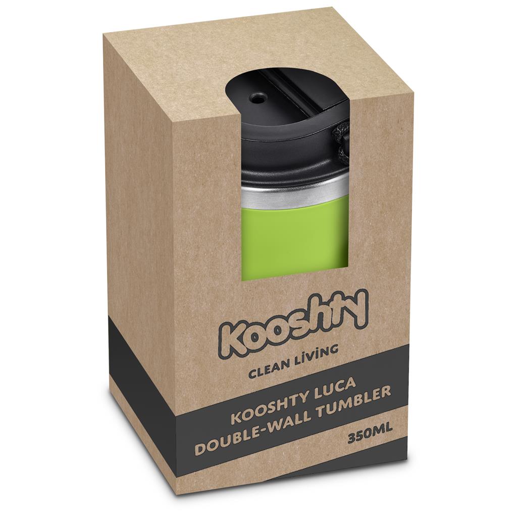 Kooshty Luca Stainless Steel & Plastic Double-Wall Tumbler – 350ml